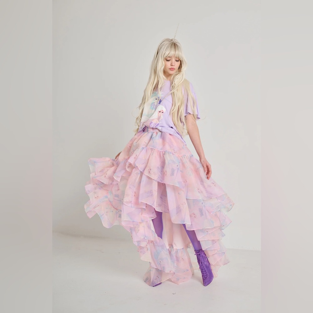 Selkie The Last Unicorn Pastels Peony Skirt